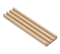 Gatuida Base de Dominos en Bois Antidérapante, Support Oblique Multi-Fentes | Domino en Bois, Rangement des Tuiles, Vue Dégagée, Nettoyage Rapide pour Parties Familiales Entre Amis