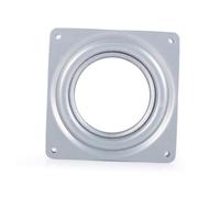 Gatuida Base Plateau Tournant Zinc Résistant Corrosion Roulement à Billes pour Rotation Fluide Capacité Support Rotatif pour Meubles et Présentoirs