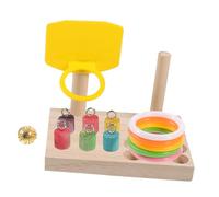 Gatuida Basket Ball Perroquet Résistant pour Entraînement et Stimulation Intellectuelle Jeu Educatif Ennui pour Perruches et Perroquets Couleur Aléatoire Couleur Aléatoire