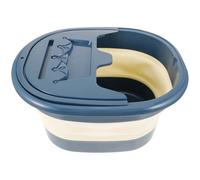 Gatuida Bassine de Massage Pieds Pliable Couvercle Légère et Compacte Bain de Pieds Multifonction pour Usage à Domicile et Camping Seau D'eau Pratique et Spa Relaxant Bleu