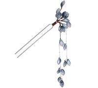 Gatuida Bâton à Cheveux Chinois Décoratif Émaux Et Métal, Longue Taille, Épingle à Cheveux à Pompon Pour Femmes, Accessoires Hanfu Pour Mariage Et Occasions Spéciales