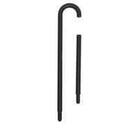 Gatuida Bâton de Marche Décoratif Halloween 88 Cm, Canne de Scène Noire en Plastique, Accessoire de Déguisement Cosplay pour Fête, Carnaval et Soirée Costumée