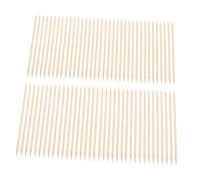 Gatuida Bâtonnets De Cuticules En Bois Orange 100 Pcs Taille Standard Repousse-ongles Multifonction Kits Manucure Professionnelle Usage Personnel Nettoyage Ongles