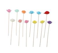 Gatuida Bâtons Diffuseurs Rotin Colorés pour Tiges Volatiles pour Ambiance Intérieure et Purification de l'Air Accessoires Décoratifs et Recharge Diffuseur