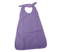 Gatuida Bavoir Adulte Étanche Lavable pour Personnes Âgées Protection de Repas Doux et Absorbant Modèle avec Nœud Arrière