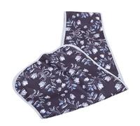 Gatuida Bavoir-écharpe Adulte Noir Simple en Tissu Absorbant, Lavable et Réutilisable, Protection Repas pour Personnes Âgées, Aide à L’autonomie et Maintien des Vêtements Propres