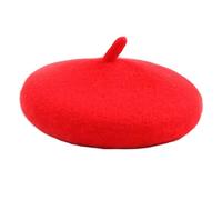 Gatuida Béret pour Petits Chiens - Bonnet en Laine pour Chat et Chiot - Accessoire de déguisement Style Artiste français pour Noël, Anniversaire et Temps Froid