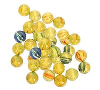 Gatuida Billes de Jeu Vintage de Marbles Colorés pour Activités Familiales Accessoires de Jeu Amusants et Interactifs