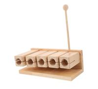 Gatuida Bloc de Percussion Bois Tons Instrument de Rythme Pentatonique et Mallet Inclus pour Éveil Musical Garçon Fille Yoga et Éducation Préscolaire
