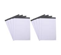 Gatuida Blocs-Notes Légaux A5 Lot de 8 400 Feuilles Lignées Détachables Papier Blanc Haute Capacité pour Prise de Notes Professionnelle au Bureau École et Déplacements