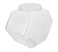 Gatuida Bocal à Bonbons Transparent 4300 Ml avec Couvercle, Récipient Alimentaire en Plastique, Bonbonnière de Table pour Stockage de Sucettes, Rangement la Cuisine et Vente Détail