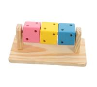 Gatuida Bois Multifonction pour Rongeurs à Mâcher Cube Naturel pour Hamsters Cochons Chinchillas et Lapins Enrichissement Sécurisé