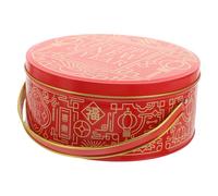 Gatuida Boîte à Bonbons Rouge Portable En Fer Ruban Décoratif, Boîte à Cotillons Festive Pour Mariage, Fêtes Et Présents, Présent Pour Demoiselle D’honneur Et Célébrations