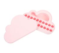 Gatuida Boîte à Dents de Lait Porte-dents Souvenir pour Bébé Rose Plastique Léger Couvercle Amovible Garçon et Filles Rangement Dent Lait Présent Souvenir Anniversaire