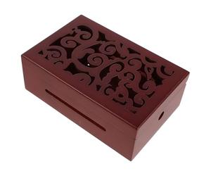 Gatuida Boîte à Musique à Manivelle en Bois Sculpté Vintage 30 Notes à Monter Soi-même Kit DIY Boîtier Vide pour Pièces de Boîte de Rangement, Présent Créatif et Éducatif pour Garçon