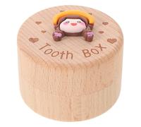 Gatuida Boîte à Souvenirs en Bois pour La Fée Des Dents : Boîte de Rangement pour Les Dents de Lait Des Petites Filles - Organisateur de Premières Perdues, pour Les Souvenirs de La Fée Cadeau de