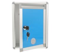 Gatuida Boîte à Suggestions Murale en Alliage D'aluminium Serrure, Petite Taille 22x10x28,5 Cm, Boîte à Plaintes du Public Sécurisée pour Bureau et Espace Extérieur