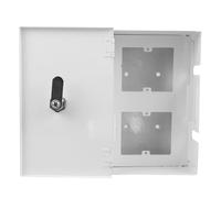 Gatuida Boîte de Protection pour Prise Électrique Extérieure en Acier Inoxydable avec Serrure à Combinaison 2 Chiffres, Boîtier Mural Antivol Résistant aux Intempéries, Coffret Sécurité