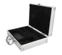Gatuida Boîte de Rangement à Outils avec Grosse Capacité en Alliage D'aluminium Argenté Disposition Rationnelle et Protection L'humidité pour Travail et Voyage