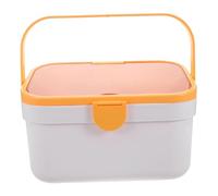 Gatuida Boîte de Rangement Médicale à Organisateur de Médicaments à Double Couche avec Compartiments Séparés Grand Volume pour Maison Voyages Conteneur Transparent