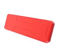 Gatuida Boîte De Rangement pour Pied à Coulisse 0-300 Mm Boîte à Outils en Plastique Étui Robuste Couleur Rouge Support De Règle Conteneur Portable