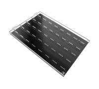 Gatuida Boîte de Rangement Transparente pour Médiators de Guitare Compartiments Individuels, Étui Compact 325x215x22 Mm, Support pour Médiators Acoustiques et Électriques, pour