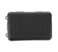 Gatuida Boîte de Stockage Extérieure Étanche et Antichoc Conteneur de Rangement Portable pour Camping et Survivalisme Boîte Pratique Plastique Noir