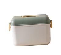 Gatuida Boîte De Trousse à Pharmacie En Plastique Avec Couvercle Small, Grosse Capacité, Compartiments Organisateurs, Usage Domestique Et Scolaire, Portable Et Facile à Transporter