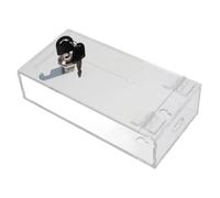 Gatuida Boîte de Verrouillage Téléphone Portable Transparente Légère et Résistante Organiseur de Rangement Sécurisé pour Bureau et Domicile pour Garçon Fille et Étudiants