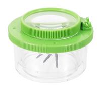 Gatuida Boîte Loupe Insectes Garçon Fille Observation Insecte Portable Jeu Éducatif Extérieur Loupe Grossissante Transparente Pratique