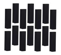 Gatuida Boîtes à Parfum Et Étuis à Rouge à Lèvres 50 Pcs Noir Papier 2,5 x 2,5 x 10,5 Cm Élégantes Pratiques Cosmétiques Coffret Présent Usage Professionnel Et Personnel