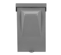 Gatuida Boîtier extérieur de sectionneur pour climatiseur, sans fusible | Boîtier de déconnexion pour climatiseur, construction étanche, boîtier de jonction métallique 9 po x 6 po pour unité de