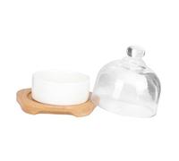 Gatuida Bol Céramique avec Plateau et Couvercle de Ramequins Multifonctionnels pour Soupe Salades Desserts Ustensiles de Table pour Famille et Événements