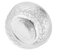 Gatuida Bol en Métal Gaufré Rond 14 CM X 8 CM Bol Alimentaire Rétro Multi-Usages pour Riz Soupe et Salade Adapté Maison Restaurant et Camping