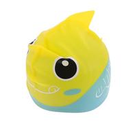 Gatuida Bonnet de Bain en Silicone pour Enfants - Motif Poisson Mignon - Bonnet de Natation Confortable et imperméable - de Bain imprimé Dessin animé - Idéal pour Les fêtes à la Piscine et Les