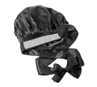 Gatuida Bonnet Pailleté Double Satiné Bonnet Dormir Élastique Léger pour Soins Cheveux Femmes Confortable et Respirant Adapté Cheveux Longs et Extensions