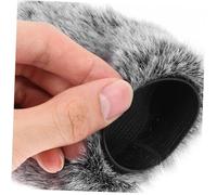 Gatuida Bonnette Épaisse Couvre Microphone Souple Filtrant Bruit Accessoire Lavable pour Protection et Du Souffle