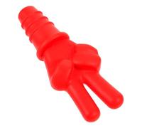 Gatuida Bouchon Bouteille Vin Silicone Rouge Joint Étanche pour Conservation Accessoire Vin Pratique et Bouchon Hermétique Anti-oxydation Design Élégant pour Bouteille
