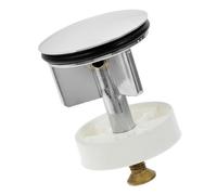 Gatuida Bouchon de Vidange D'évier en Cuivre 38mm Rond Blanc, Facile à Installer, Accessoire de Salle de Bain Moderne et Luxueux pour Lavabo