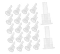 Gatuida Bouchons Intérieurs De Flacons D’huiles Essentielles 100 Pièces 18 Dents En Polypropylène Pour Dosage Précis Usage Personnel Accessoires De Flacons