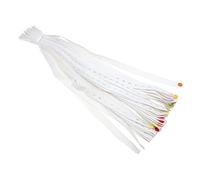 Gatuida Boucles de Fixation pour Couche Bébé 40 Pièces, Ceintures Élastiques Réglables, Plastique Flexible, Adaptées pour Couches Lavables, Confort pour Tout-petits, sans Risque, Kit Sécurisé