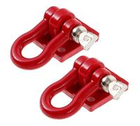 Gatuida Boucles de Remorquage Métal pour Camions Rc Crawler, Accessoires de Modèle Réduit Tout-Terrain, Lot de 2 Boucles de Sauvetage, Compatibles Voitures Télécommandées, Usage Modélisme