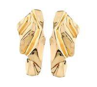 Gatuida Boucles D'oreilles Abstraites En Métal Dorées Pour Femmes Bijoux Modernes Pour Soirée Shopping Travail Accessoires Élégants
