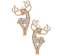 Gatuida Boucles D'oreilles Goutte Cerf en Alliage, Légères et Compactes, Style Chic, Présent de Noël pour Petite Amie et Demoiselle D'honneur