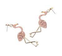 Gatuida Boucles Oreilles Flamant Roses Pendantes Femme Design Goutte Huile Bijoux Fantaisie pour Fête Mariage et Cadeau Unique Couleur Aléatoire Couleur Aléatoire