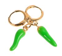 Gatuida Boucles Oreilles Piment Vert Femme Créoles Originales Forme de Piment Bijoux Étonnants et Accessoire Chic et Unique pour Style Distinctif