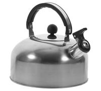 Gatuida Bouilloire Acier Inoxydable pour Plaque Induction et Gaz Bouilloire Sifflante Robuste avec Poignée Isolante Chauffe Rapide pour Thé Café et Vin Chaud
