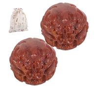 Gatuida Boules De Massage Portables En Bois Pour Mains, Balle De Massage Pour Exercices Des Doigts, Design Lisse En Bois Précieux, Bien-être Manuel, Relaxation Musculaire, Usage Senior Et Quotidien