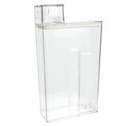 Gatuida Bouteille de Lessive Rechargeable Transparent Conteneur de Stockage Polyvalent 1L pour Lessive Liquide et Poudre Maison Buanderie Récipient Pratique