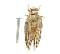 Gatuida Boutons de Tiroir Laiton Doré Forme Cigale Poignées Meuble Élégantes pour Armoire Commode et Remplacement Facile pour Cuisine et Chambre